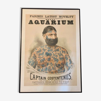 Affiche publicitaire "Captain Costentenus"