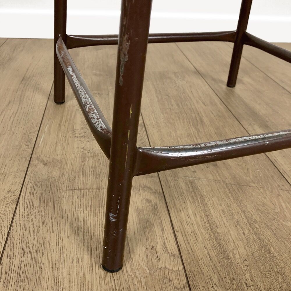 Vintage chemistry top stool