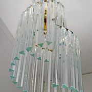 Pia Guidetti Crippa Mid-Century Modern Italian Murano Chandelier for Lumi