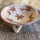 Old Tripod Pocket Vase Terracotta Flower Decor Vintage #D983