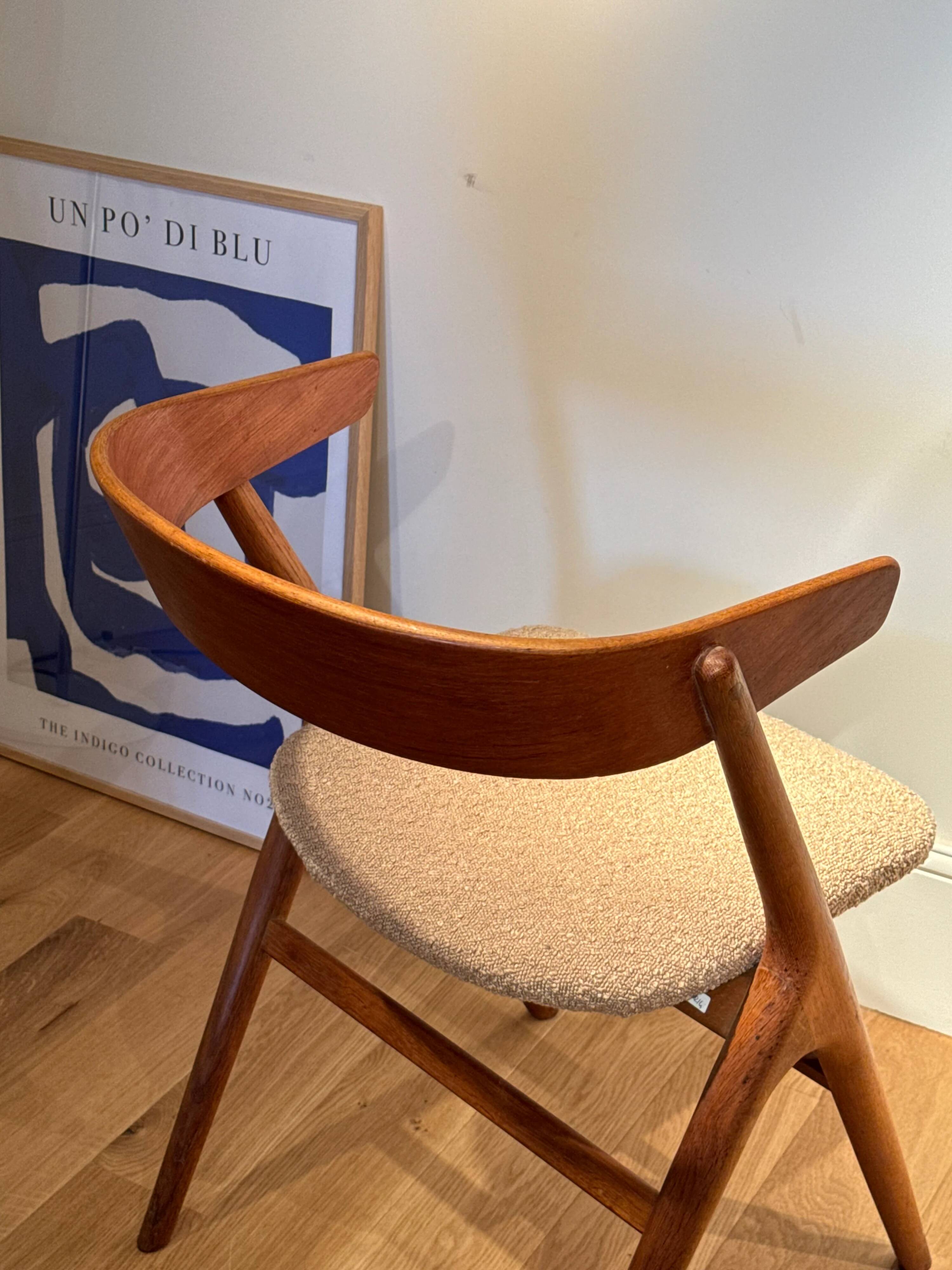 Chaise scandinave vintage Sibast n9