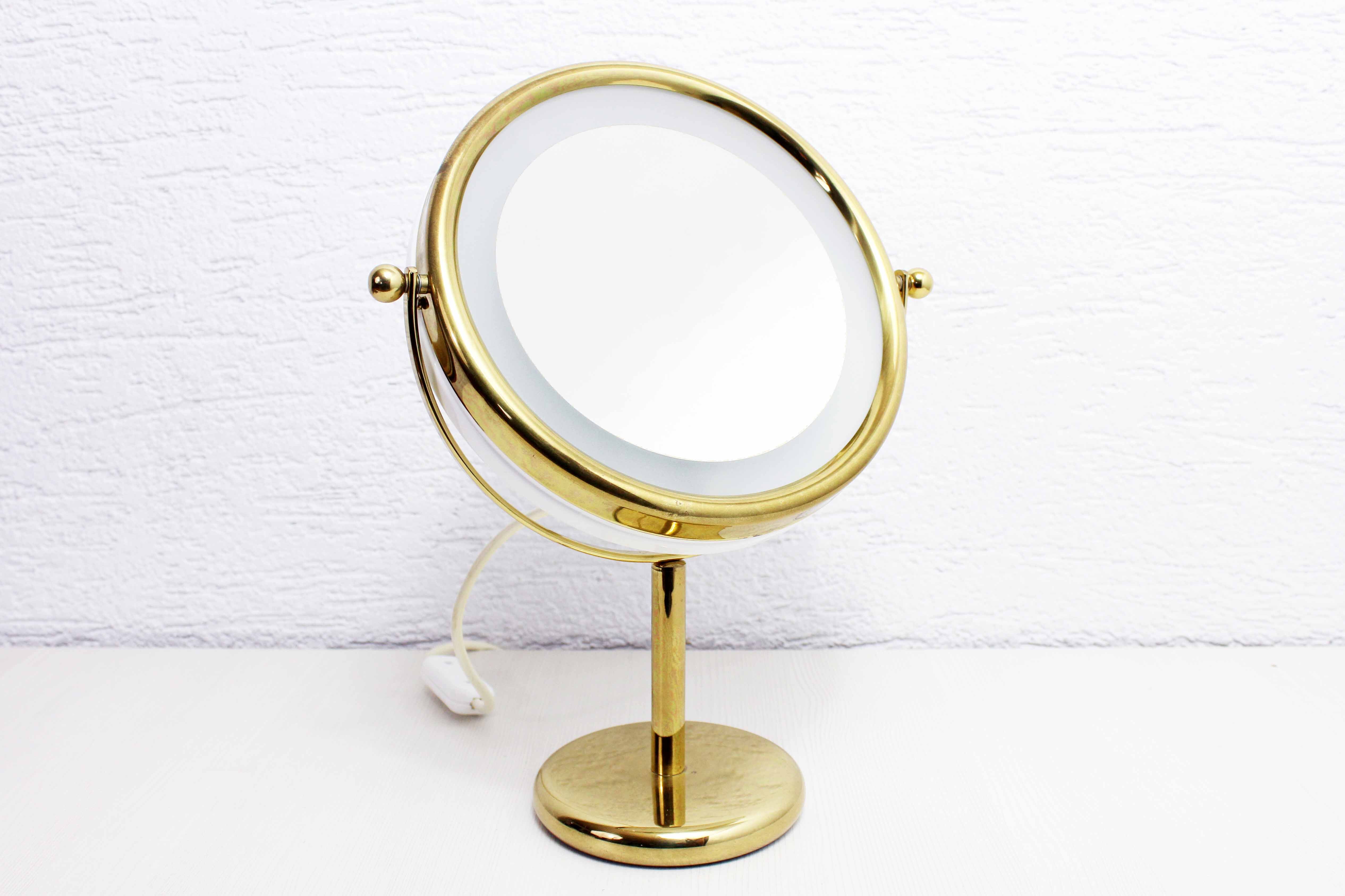 Miroir vintage rétroéclairé à poser