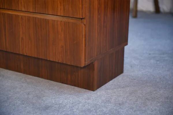 Scandinavian 3-drawer chest in rosewood, 1960s