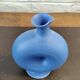 Blue donut vase