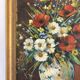 Wildflower bouquet, oil on panel signed Toutaiy.