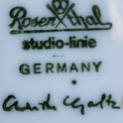 Studio Rosenthal Linie Vaas, intervenante Christa Goltz, 1980