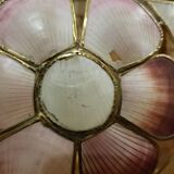 Suspension nacre et bambou