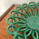 Vintage Vallauris ceramic braided fruit cup