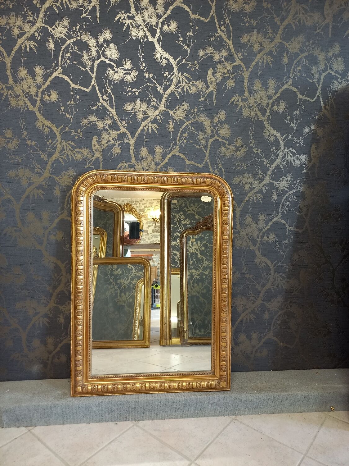 Miroir époque Louis Philippe 108x77cm