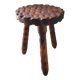 Tabouret tripode brutaliste