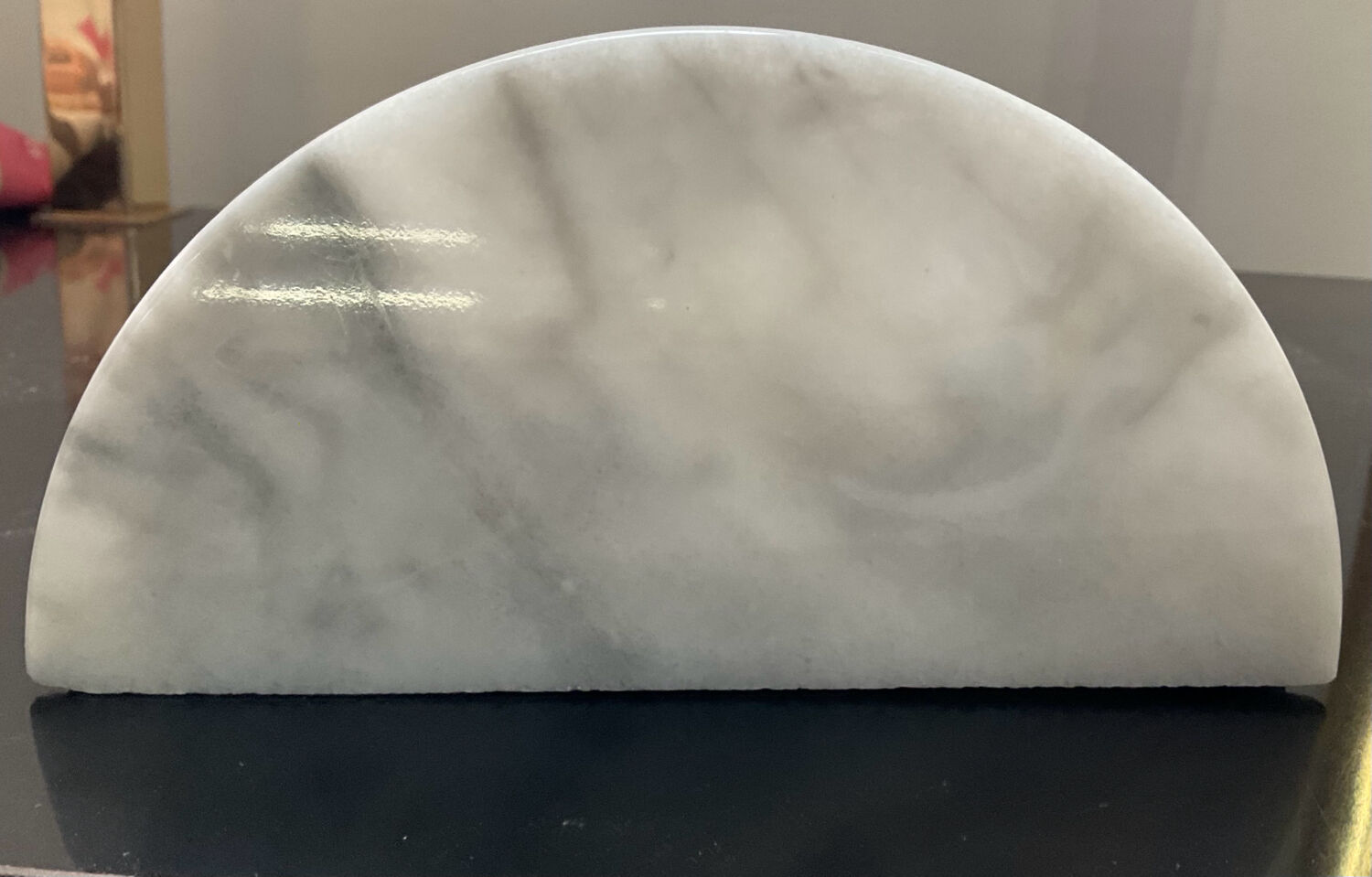 Vintage letter holder in white marble