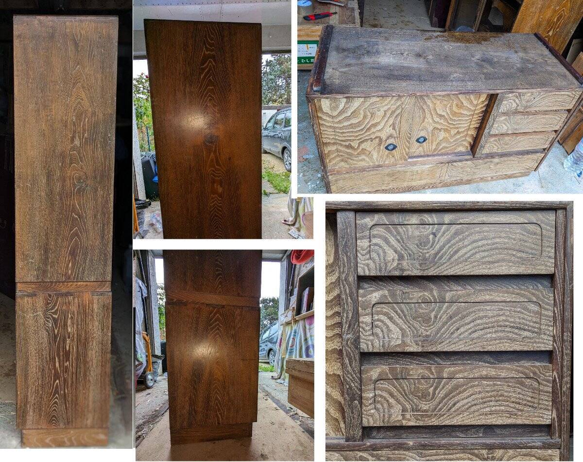 Chadansu - vintage tea cabinet Japan 1950