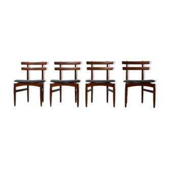 Teak Mid-Century Dining Chairs by Poul Hundevad