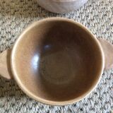 4 stoneware bowls