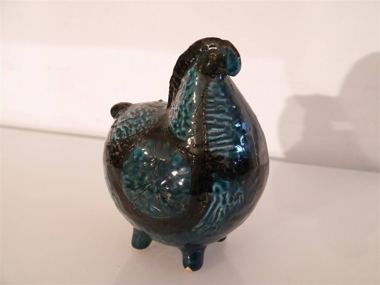 Stylised ceramic horse by Bitossi, Aldo Londi.