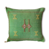 Berber Cushion Sabra Green Cactus Silk