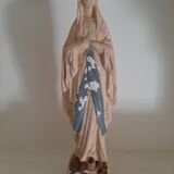 19th century plaster virgin