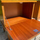 Vintage teak bedside tables from the 1970s.