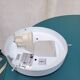 Round cast glass ceiling lamp