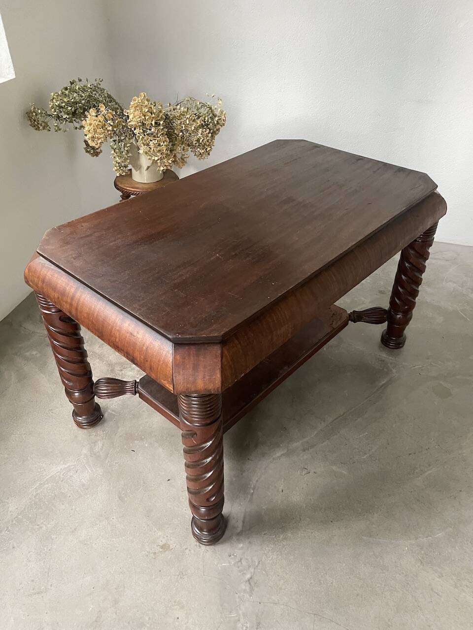 Bureau console acajou 1900