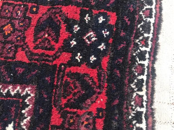 Tapis ancien belutch afghan fait main 100x154 cm