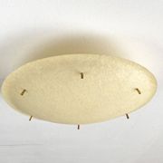Mid-century minimalist fiberglass ceiling light, 1960s