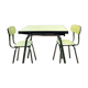 Yellow Formica table and chairs