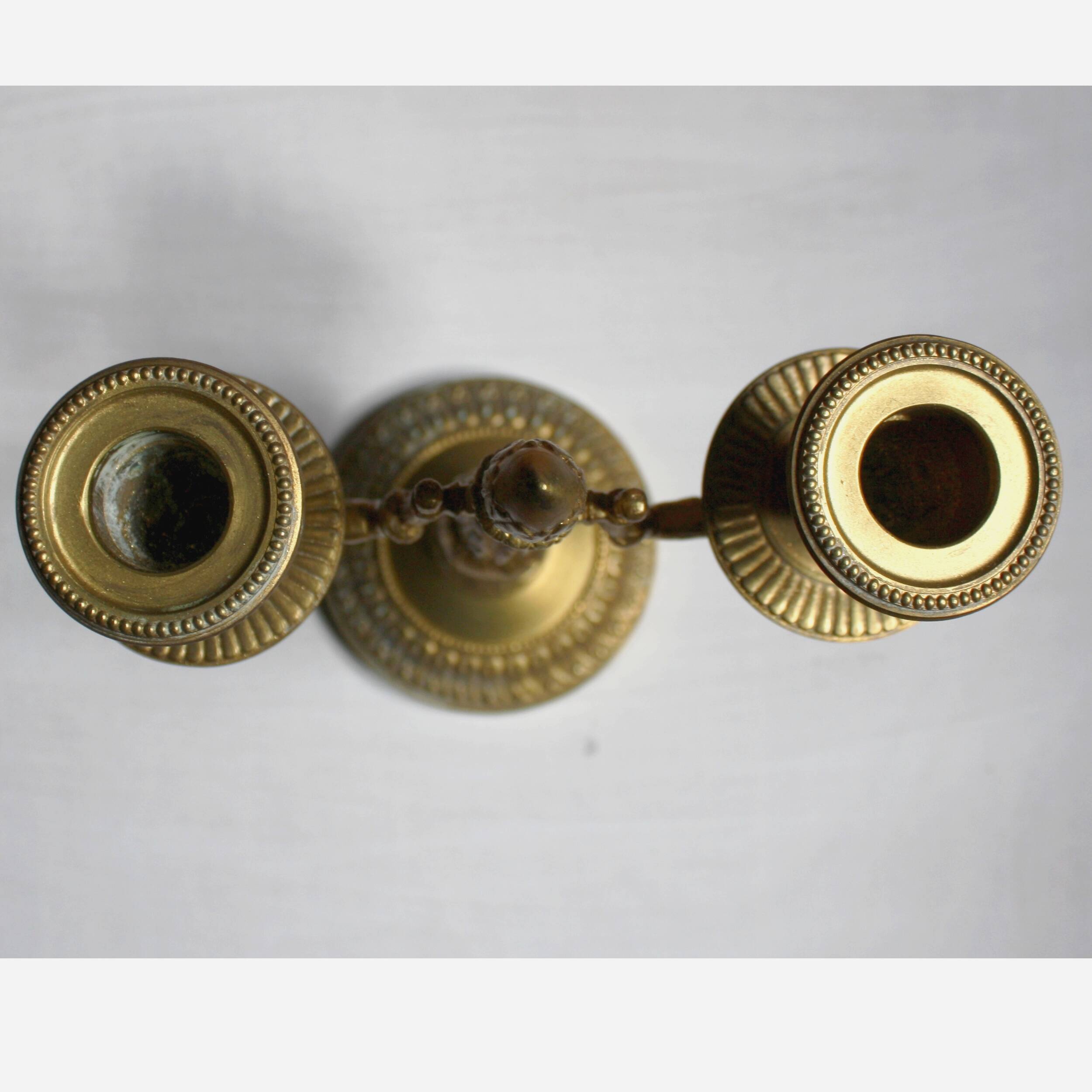 Pair of Louis XVI 19th century candlesticks