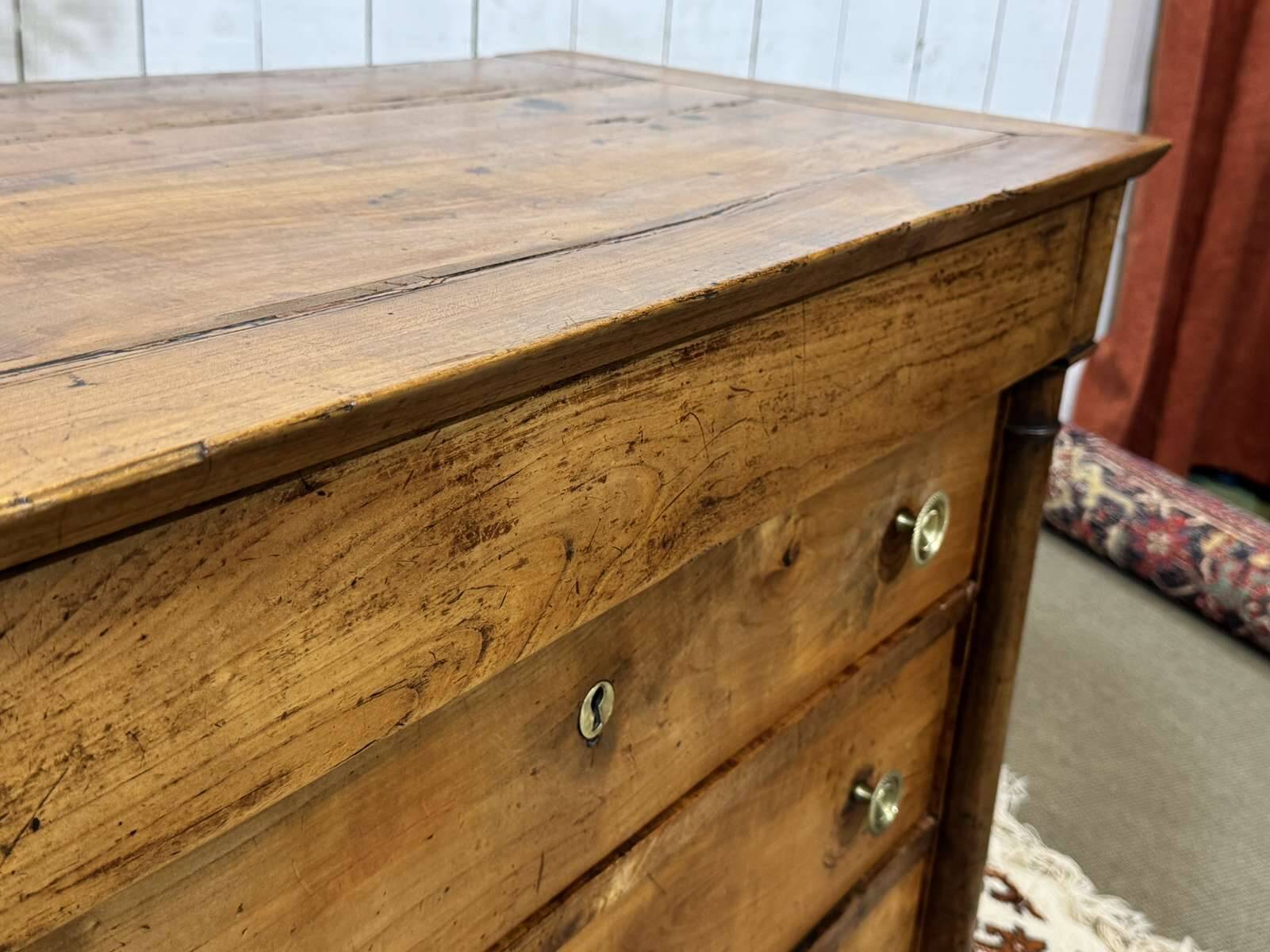 Commode Empire 19ème en merisier