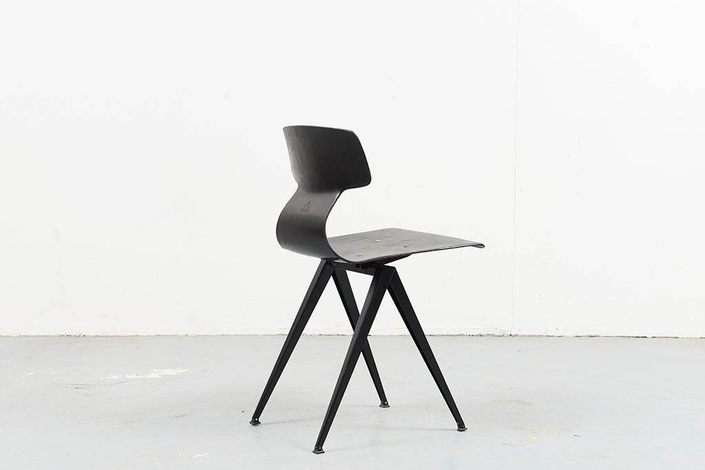 Galvanitas S14 Chair (1958) Ebony / Black