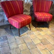 Pair of Scandinavian armchairs 1950/60 Mobelstoff - Kemtau