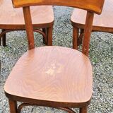 Set of 12 old Thonet bistro chairs