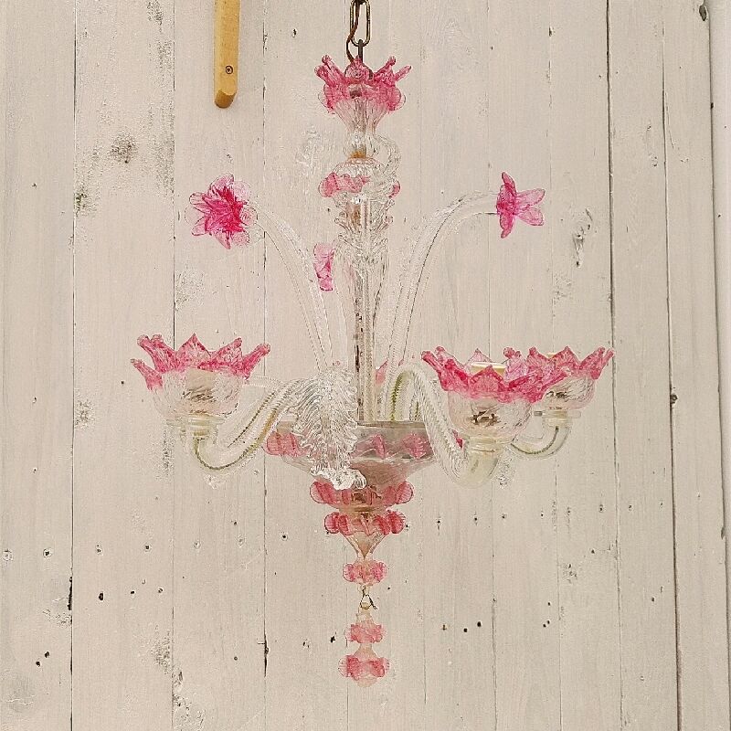 Murano glass chandelier romantic Casanova style