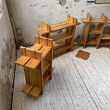 4 solid elm shelves Maison Regain