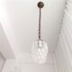 Vintage 1930s small Art Deco hanging lamp