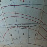 Earth globe by George Philippe&Son 1966