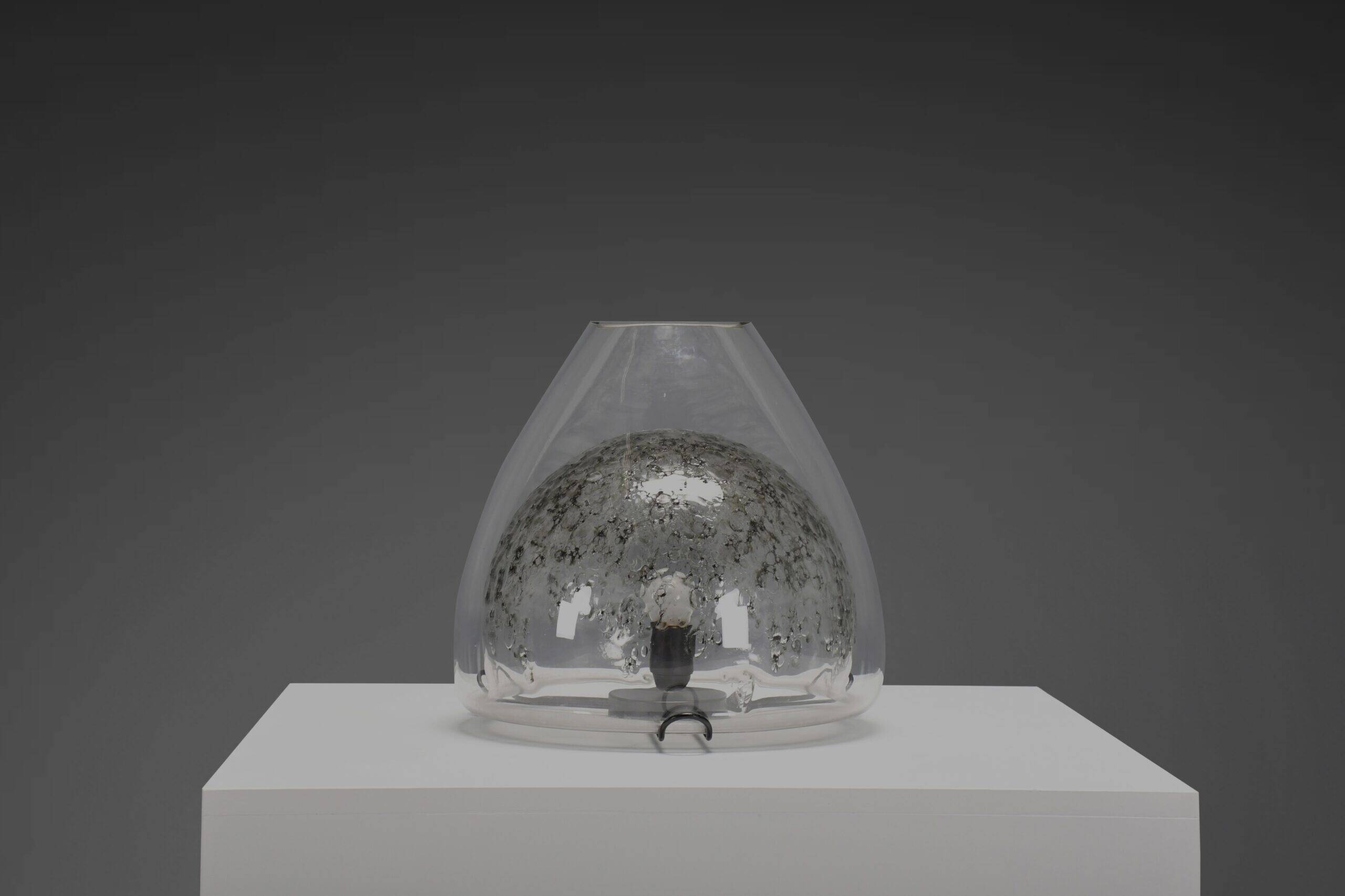 Large Murano glass table lamp by La Murrina, Italy 1970s