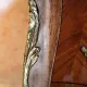 Louis XV style bedside table in marquetry rosewood