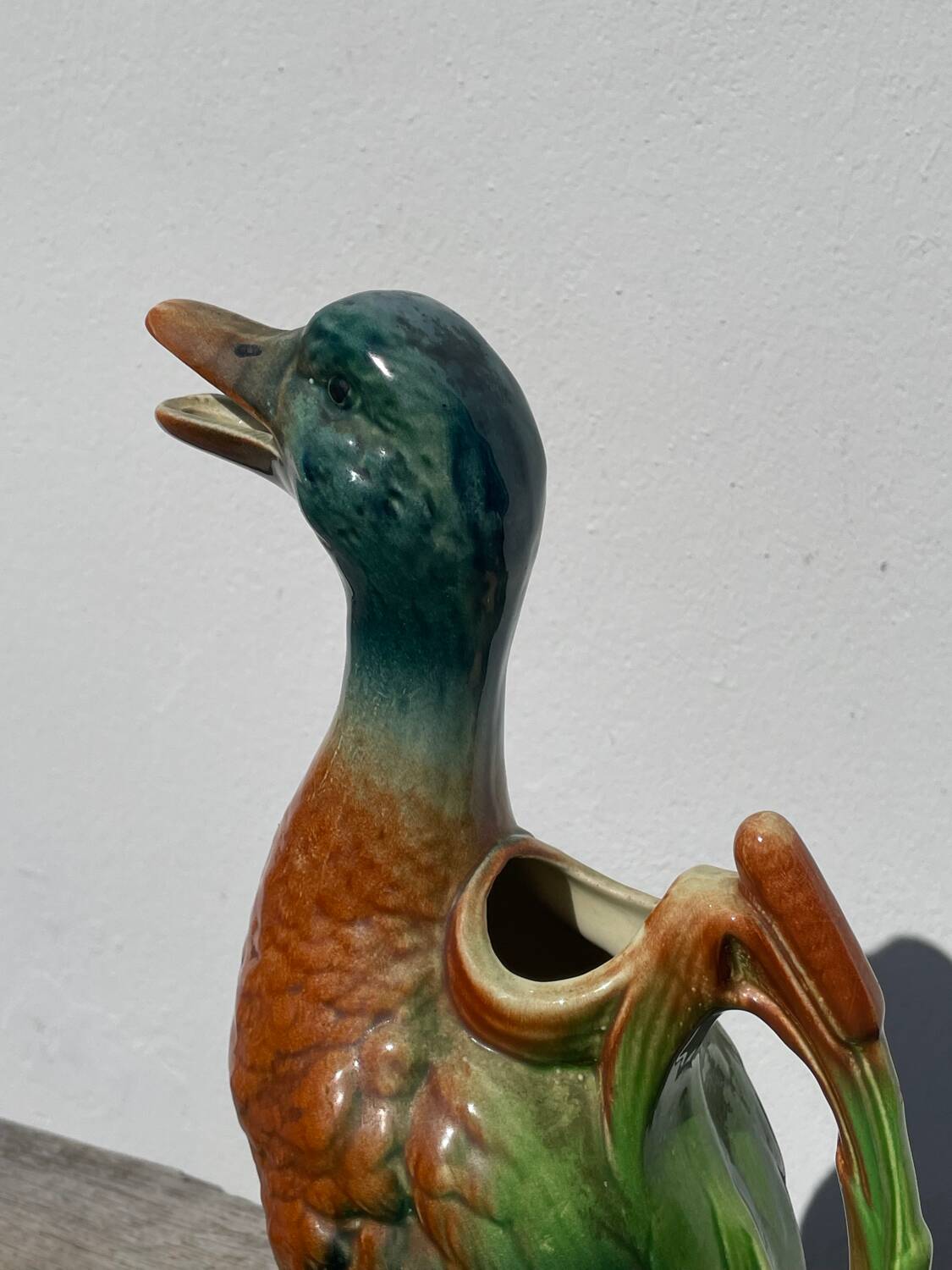 Saint Clément ceramic pitcher duck