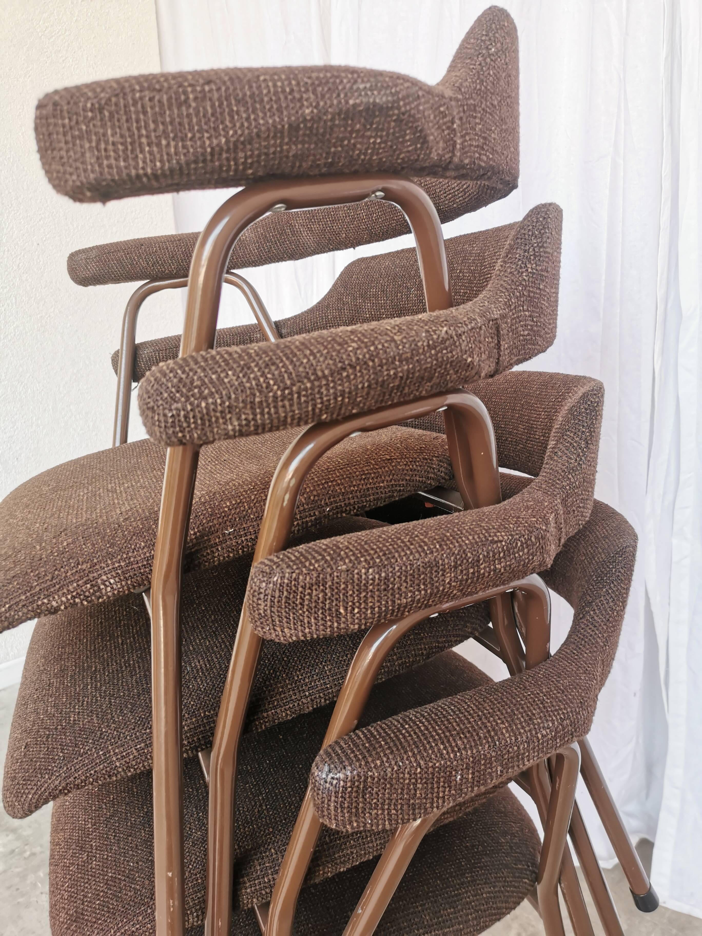 Mid-century modern dining armchairs - 70s niko kralj stol kamnik - set of 4