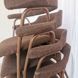 Mid-century modern dining armchairs - 70s niko kralj stol kamnik - set of 4