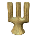 Artisanal chandelier in solid brass – Unique piece – Chad