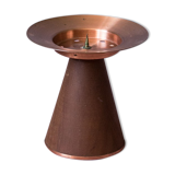 Teak candleholder