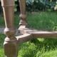 Solid oak farmhouse table with extensions