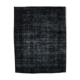 Handmade Persian Overdyed 285 cm x 369 cm Black Wool Carpet