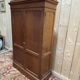 Armoire formant cartonnier en chêne massif 1900