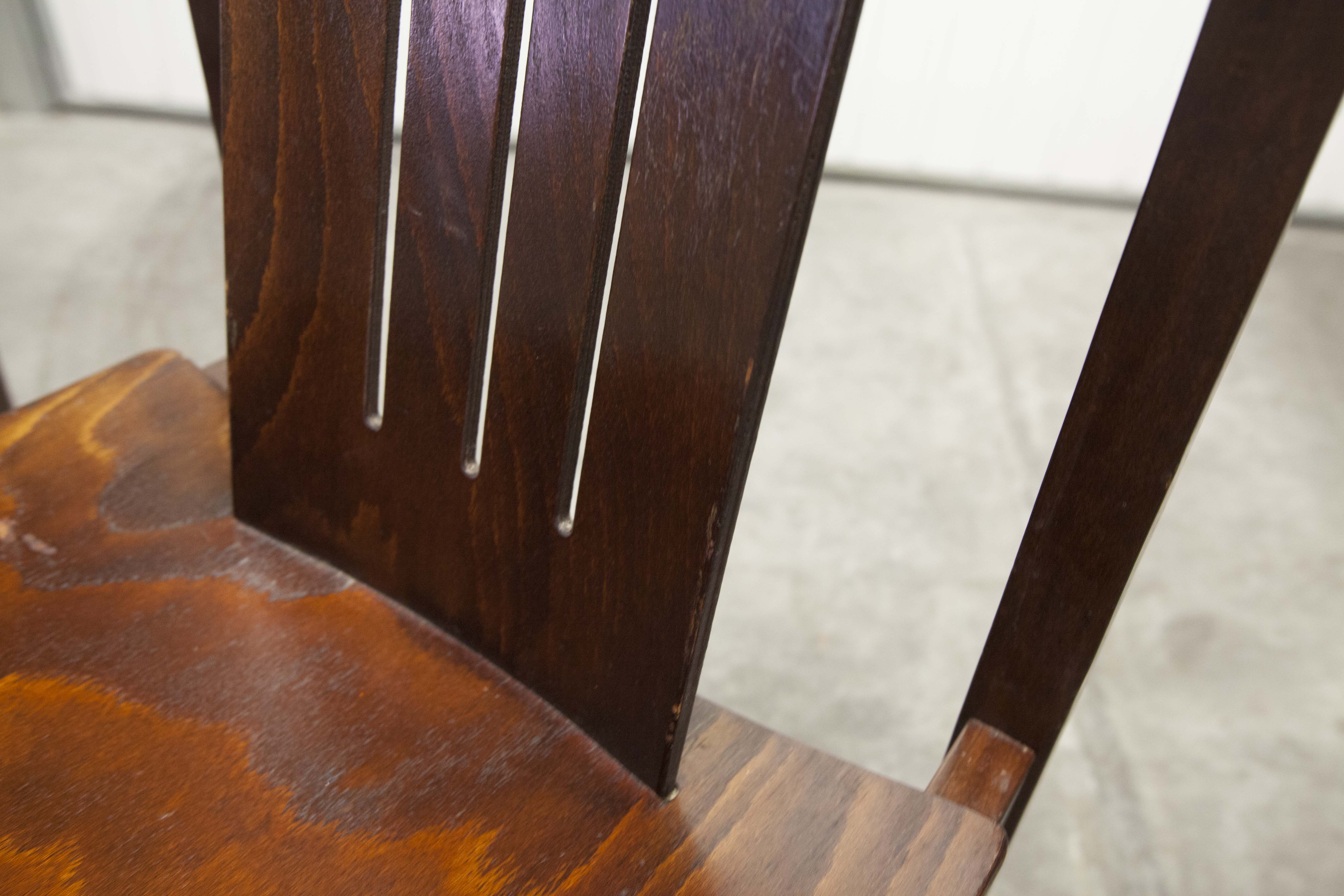 Lot of 4 chairs Baumann model "Argos"