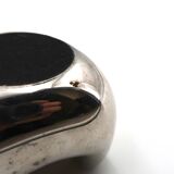 Gold and silver abstract sculpture, free form, 1970s