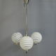 Lustre vintage avec 3 globes