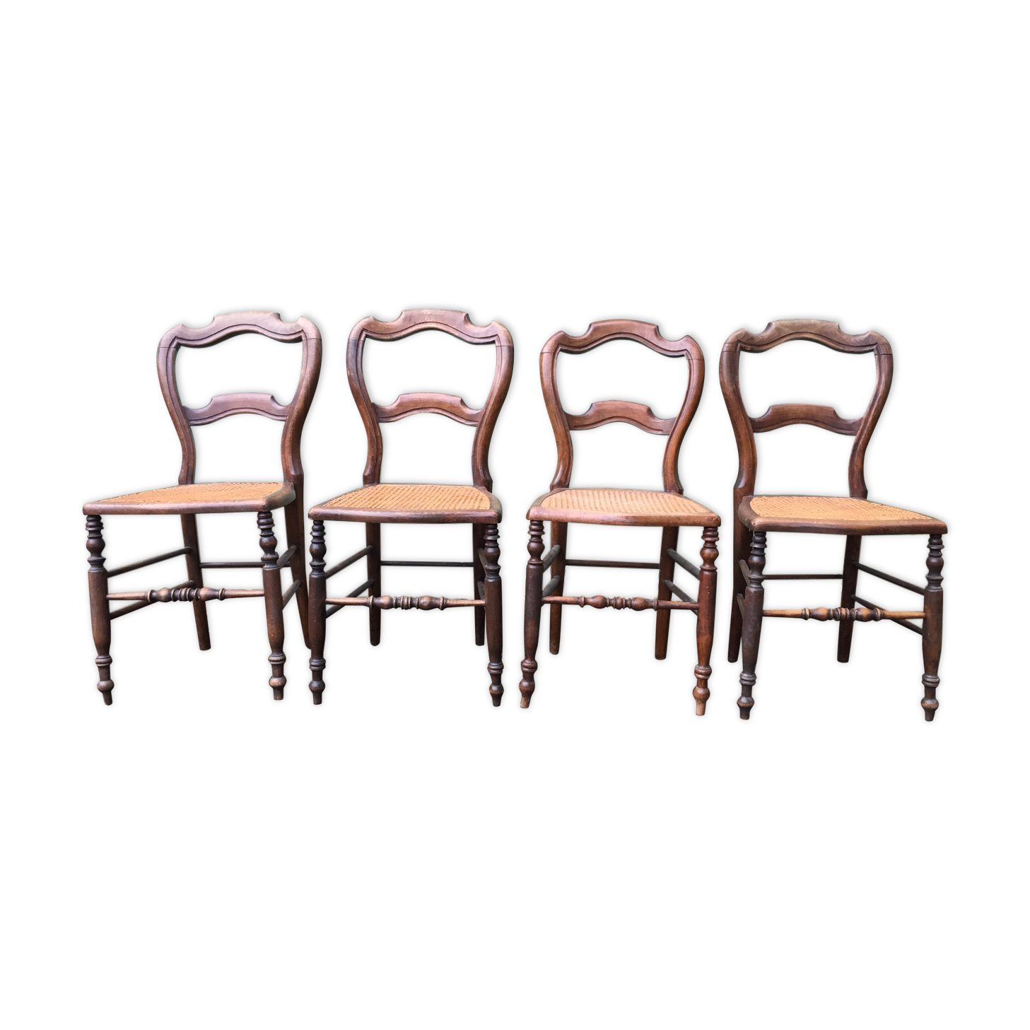 Louis Philippe style beech chairs